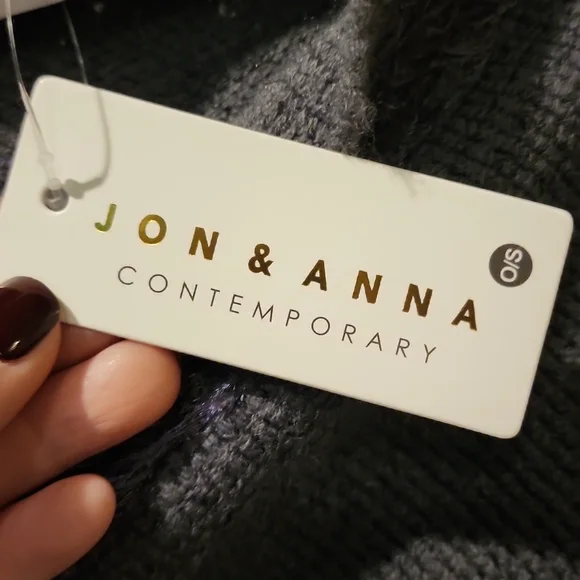 Jon and Anna gray Poncho. New with tags - Picture 6 of 9